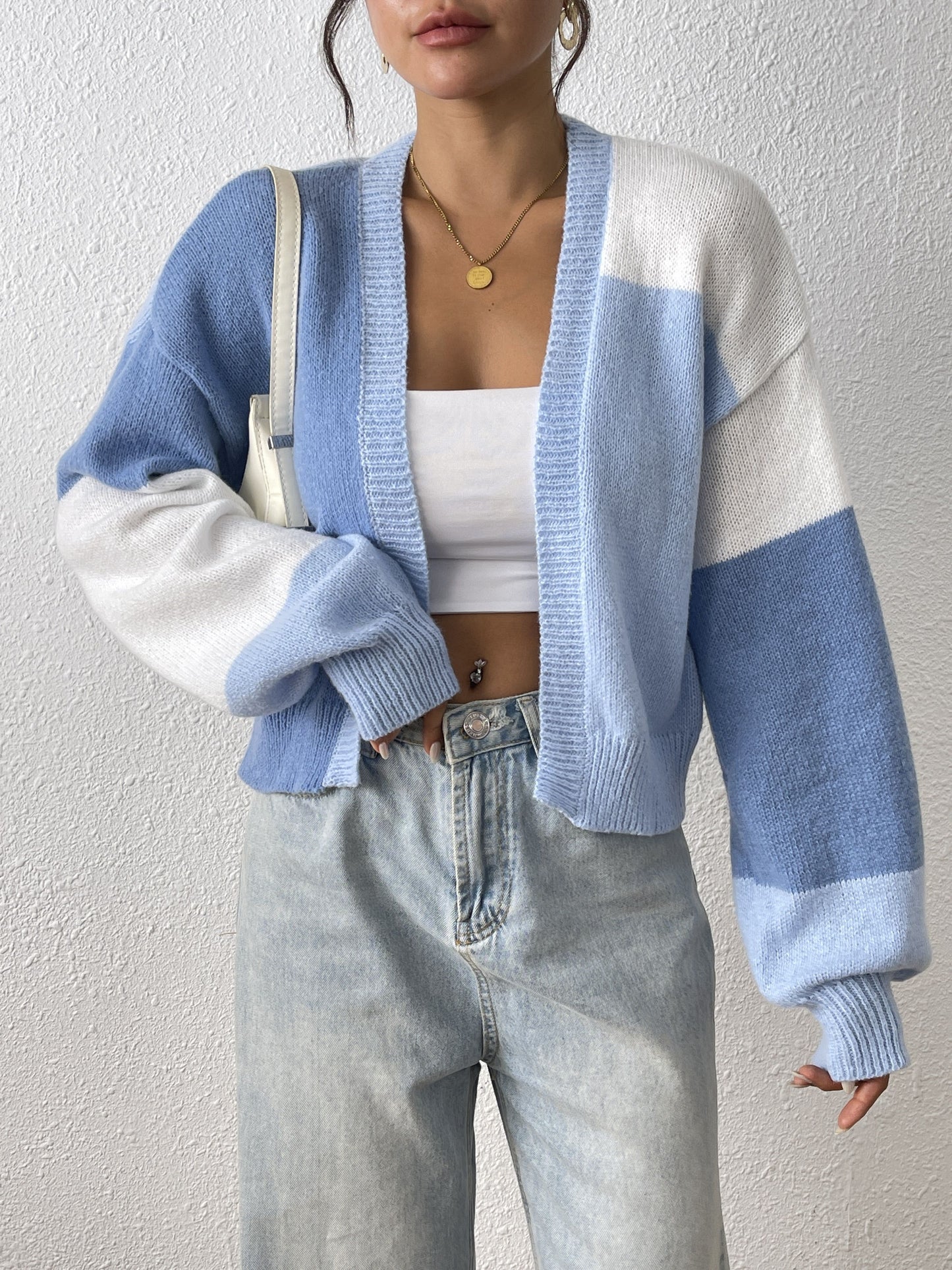 Women's Cable Knit Crew Neck Sweater